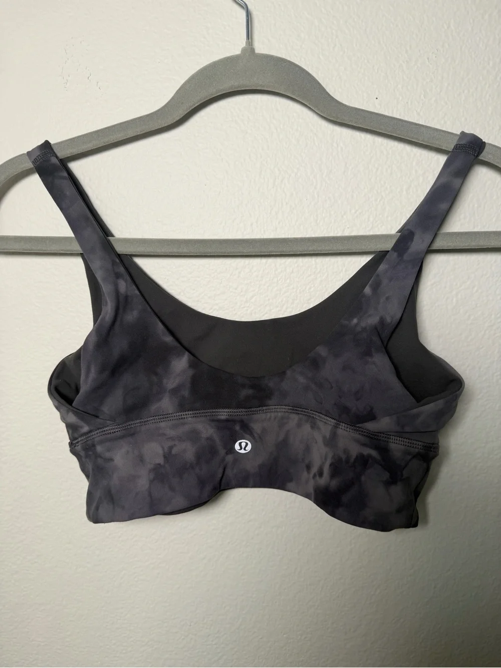 lululemon athletica Align Diamond-Dye Graphite Reversible Sports Bra Size 6